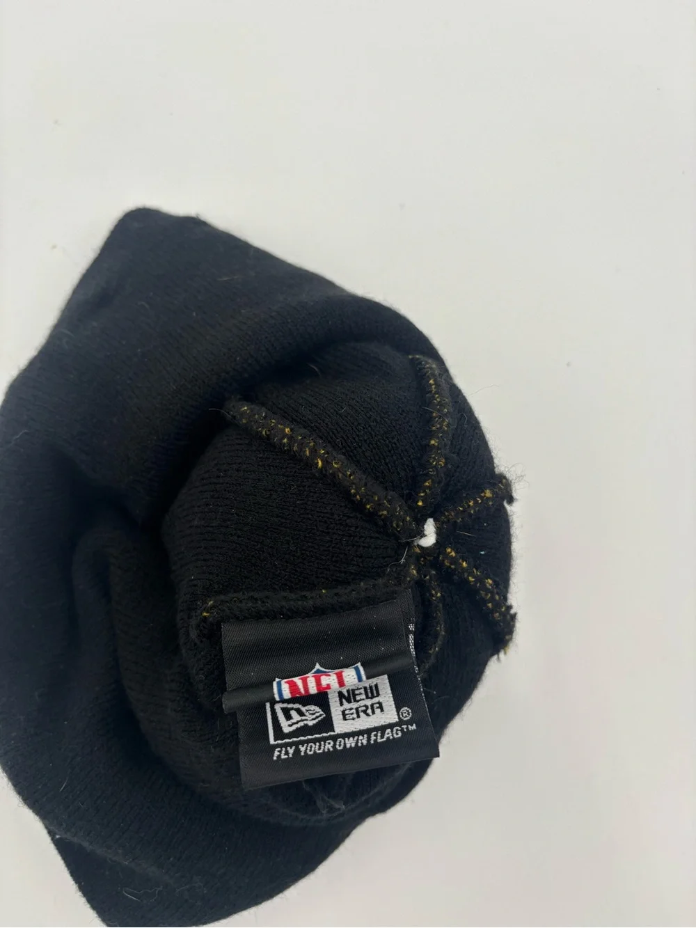 Pittsburgh Steelers New Era Pom Beanie - Black & Gold